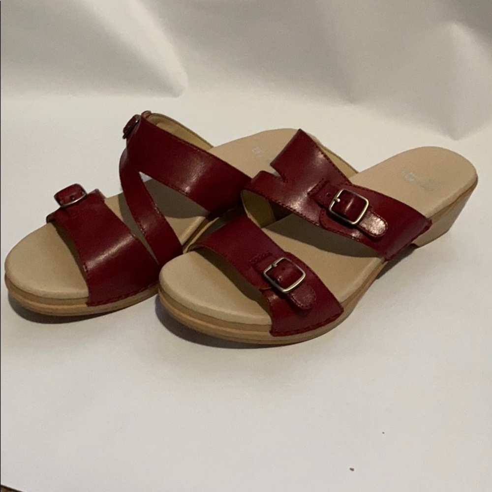 Dansko Karena Red Burnd Calf